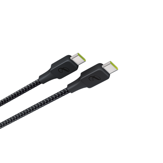 InstantConnect USB-C to USB-C - Black - 100W PD ultra-fast charging cable for USB-C device - Detailshot 2 image number null