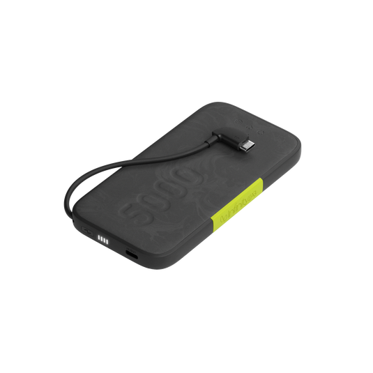 InstantGo 5000 Built-in USB-C Cable - Black - 18W PD fast charging power bank - Hero image number null