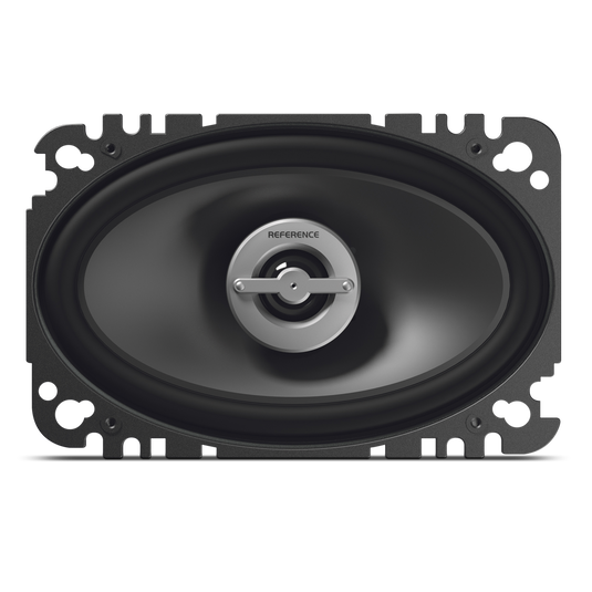 Reference 6402cfx - Black - A 4" x 6", custom-fit, two-way, high-fidelity coaxial speaker with true 4-ohm technology - Front image number null