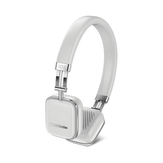 Soho Wireless - White - Premium, on-ear headset with simplified Bluetooth® connectivity. - Front image number null