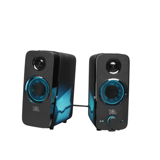 JBL Quantum Duo - Black Matte - PC Gaming Speakers - Hero image number null