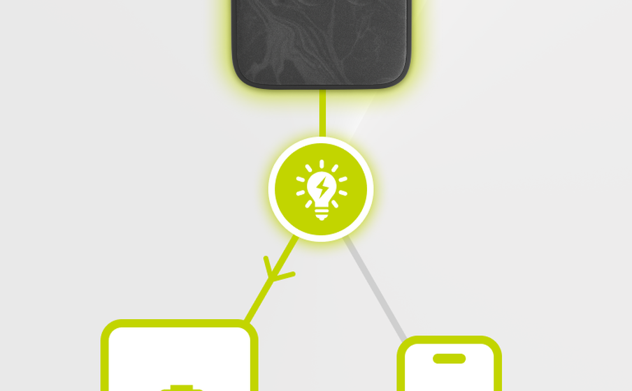 InstantCharger 100W 4 USB Intelligente Stromverteilung - Image