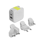 InstantCharger 65W 2 USB - White - Powerful USB-C and USB-A GaN PD charger - Hero