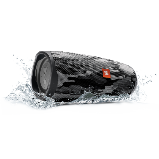 JBL Charge 4 - Black/White Camouflage - Portable Bluetooth speaker - Detailshot 5 image number null
