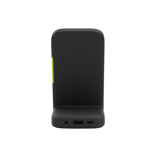 InstantStation Wireless Stand - Black - Wireless charging stand with 33W PD USB-C and USB-A fast charging - Left image number null