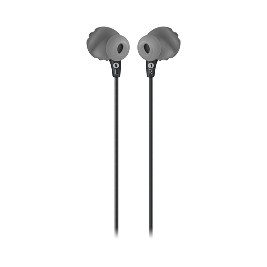 JBL Endurance RUN - Black - Sweatproof Wired Sport In-Ear Headphones - Back image number null