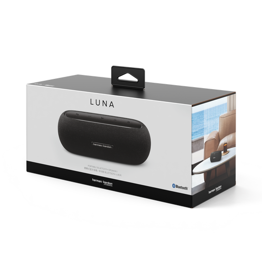 Luna Eleganter Bluetooth-Lautsprecher 12 tragbarer mit Wiedergabezeit Harman Kardon | Stunden