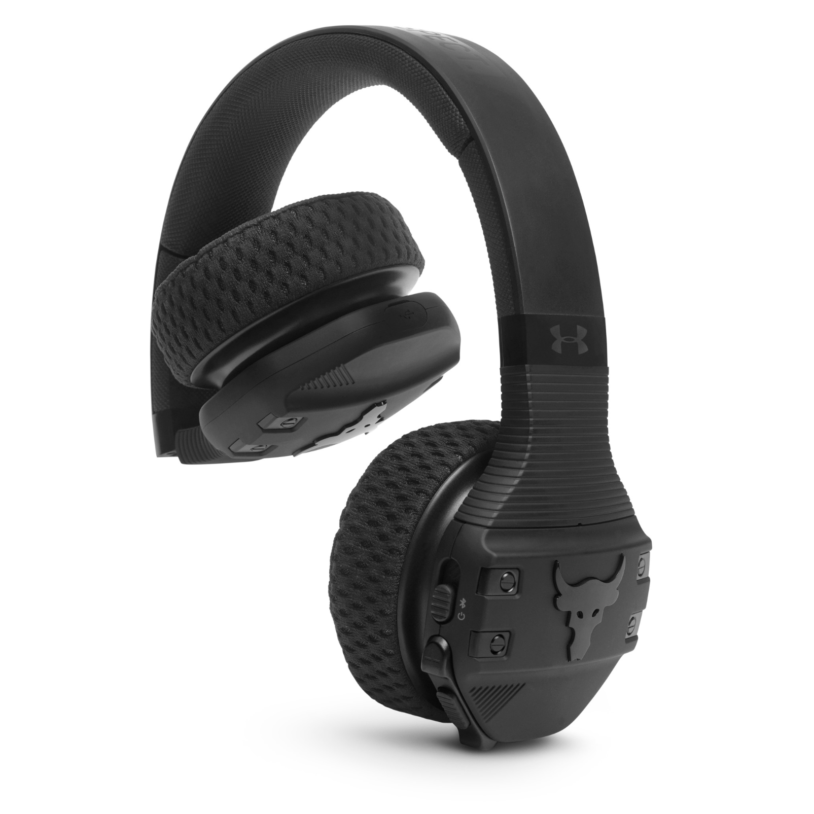 UA Sport Wireless Train Project Rock – Engineered by JBL - Black - On-ear sport Headphones - Detailshot 3